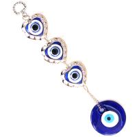 Hanging Ornaments, Tibetan Style, with Lampwork, Evil Eye, plated, folk style & Unisex, 235mm, Sold By PC