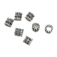 Tibetan Style Spacer Beads, barrel, antique silver color plated, DIY, nickel, lead & cadmium free, 8x8mm, Approx 100PCs/Bag, Sold By Bag