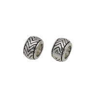 Tibetan Style Spacer Beads, barrel, antique silver color plated, DIY, nickel, lead & cadmium free, 7.50x4.50mm, Approx 100PCs/Bag, Sold By Bag