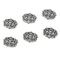 Tibetan Style Spacer Beads, Flower, antique silver color plated, DIY, nickel, lead & cadmium free, 12mm, Approx 100PCs/Bag, Sold By Bag