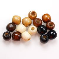 Drvene perle, Javor, Kanta, možete DIY & različite veličine za izbor, više boja za izbor, Približno 1000računala/Torba, Prodano By Torba