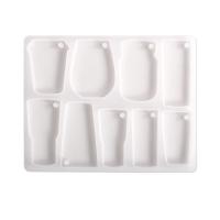 DIY Epoxy Mold Set, Silicone, white, 164x130x8mm, Sold By PC