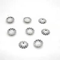 Stainless Steel Bead Cap 304 Stainless Steel DIY & machine polishing original color Sold By PC