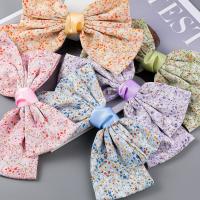 Hair Snap Clips Cloth with Zinc Alloy fashion jewelry & for woman Sold By PC