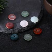 Ювелирные подвески из драгоценных камней, Природный камень, Плоская круглая форма, полированный, различные материалы для выбора, 12mm, 10ПК/Лот, продается Лот