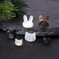 Weiße Lippenschale Perlen, mit Black+Lip+Shell, verschiedene Größen vorhanden & verschiedene Stile für Wahl, keine, 10PCs/Menge, verkauft von Menge