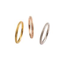 Titanium Steel Finger Ring, different size for choice & for woman, more colors for choice, 2x2mm, Sold By PC