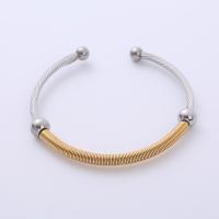 Stainless Steel Bangle 304 Stainless Steel Vacuum Ion Plating fashion jewelry & for woman 8mm Inner Approx 55mm Sold By PC