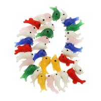 Animal Lampwork Beads, random style & mixed, Random Color, 10x22x12mm, 20PCs/Bag, Sold By Bag
