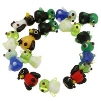 Animal Lampwork Beads, random style & mixed, Random Color, 15x13x11mm, 20PCs/Bag, Sold By Bag