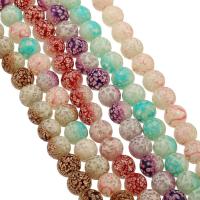 Perles murano faites à la main , chalumeau, Rond, DIY, plus de couleurs à choisir, 9x10x10mm, Longueur:Environ 14.5 pouce, 5Strandstoron/lot, Vendu par lot