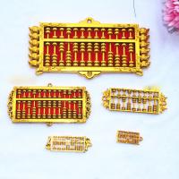 Plastic Pendants Abacus gold color plated Sold By Lot