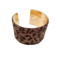 horse hair Cuff Bangle, with Iron, Adjustable & fashion jewelry, 160x40mm, Sold By PC