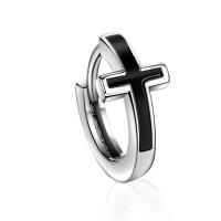 Boucle d'oreille Acier Titane, Placage, bijoux de mode & unisexe, 15x13mm, Vendu par PC