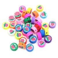 Polymer Clay Beads, Round, DIY, more colors for choice, 10mm, Approx 1000/Bag, Sold By Bag