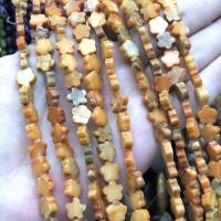Gemstone Jewelry Beads Impression Jasper Plum Blossom DIY 10mm Sold Per Approx 38 cm Strand