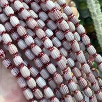 Perles murano faites à la main , chalumeau, vernis au four, DIY, plus de couleurs à choisir, 8x12mm, Vendu par Environ 38 cm brin