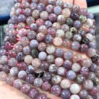 Perline gioielli gemme, tormalina, Cerchio, DIY, colori misti, 8mm, Venduto per Appross. 38 cm filo