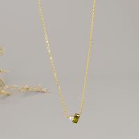 Edelstahl Schmuck Halskette, 316 L Edelstahl, mit Verlängerungskettchen von 6cm, Modeschmuck & für Frau, goldfarben, 9x9mm, Länge:ca. 40 cm, verkauft von PC