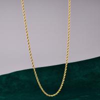 Collier de bijoux en acier inoxydable, acier inoxydable 316L, avec 5cm chaînes de rallonge, bijoux de mode & pour femme, doré, Longueur:Environ 40 cm, Vendu par PC