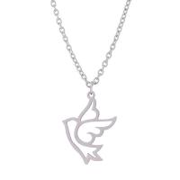 Stainless Steel Jewelry Necklace 304 Stainless Steel Bird for woman & hollow original color Length Approx 42-47 cm Sold By PC