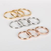 Stainless Steel Finger Ring 304 Stainless Steel Vacuum Ion Plating three pieces & Unisex US Ring Sold By Set