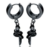 Titanium Steel  Earring fashion jewelry & for woman Sold By PC
