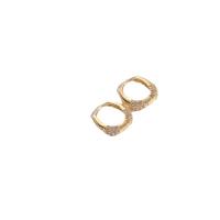 Cubic Zirconia Micro Pave Brass Earring, plated, fashion jewelry & different styles for choice & micro pave cubic zirconia & for woman, 16.5x17MMu300119x21MMu300130x25MM, Sold By Pair