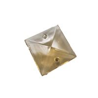 Transparent Acrylic Beads Square injection moulding DIY & faceted 22.71mm Approx Sold By Bag