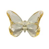 Transparent Acrylic Beads Butterfly injection moulding DIY & faceted Approx Sold By Bag