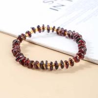 Gemstone Bracelets, with Seedbead, handmade, Unisex & different styles for choice, more colors for choice, 50-80mm, Sold By Pair