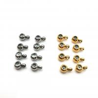 304 Stainless Steel Stopper Beads Galvanic plating DIY Sold By PC