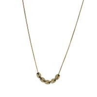 Titanstahl Halskette, mit Verlängerungskettchen von 5cm, Unregelmäßige, Modeschmuck & für Frau & facettierte, keine, Länge:39.3 cm, verkauft von PC