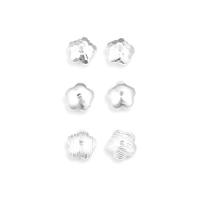 Argent sterling 925 perle d'entretoise, poli, styles différents pour le choix, couleur originale, 14x14x8mm, Trou:Environ 2.5mm, Vendu par PC