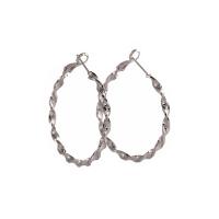 Brass Hoop Earring plated fashion jewelry & for woman Sold By Pair