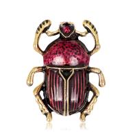 Enamel Brooch Zinc Alloy gold color plated for woman nickel lead & cadmium free Sold By PC