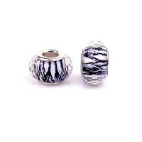 European Resin Beads, with Iron, Lantern, silver color plated, DIY, more colors for choice, 9x14mm, Approx 100PCs/Bag, Sold By Bag