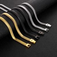 Titanium Steel Necklace, Vacuum Ion Plating, fashion jewelry & for man, more colors for choice, 8mm, Sold By PC