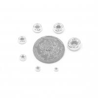 925er Sterling Silber Zwischenperlen, poliert, verschiedene Größen vorhanden, originale Farbe, verkauft von PC