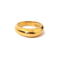 Ring Finger ze stali nierdzewnej, Stal nierdzewna 304, Serce, biżuteria moda & różnej wielkości do wyboru & dla kobiety, złoty, 22x7mm, sprzedane przez PC