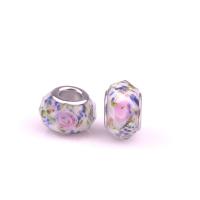 Lampwork European Beads with Iron Lantern silver color plated DIY Approx Sold By Bag
