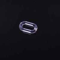 Acrylic Linking Ring, AB color plated, DIY & different styles for choice, more colors for choice, Sold By Bag