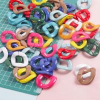 Acrylic Linking Ring, stoving varnish, DIY, more colors for choice, 40x33mm, Sold By PC
