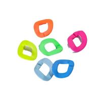 канифоль Ювелирные кольца, покрыт лаком, DIY, Много цветов для выбора, 40x33mm, 100ПК/сумка, продается сумка