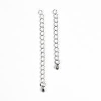 Stainless Steel Extender Chain 304 Stainless Steel & DIY original color Sold By Bag
