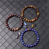 Gemstone Bracelets, different materials for choice & Unisex & different size for choice, 20Strands/Bag, Sold By Bag