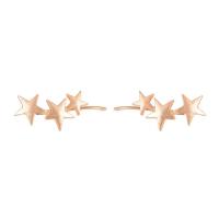 Tibetan Style Stud Earring, Star, plated, fashion jewelry & for woman, more colors for choice, 25mm, Sold By Pair