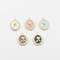 Tibetan Style Enamel Pendants, with Plastic Pearl, gold color plated, DIY, more colors for choice, nickel, lead & cadmium free, 21x16mm, Approx 50PCs/Bag, Sold By Bag