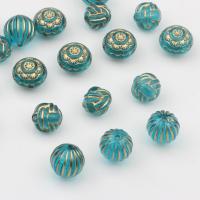 Harpiks smykker Perler, Resin, du kan DIY & forskellige stilarter for valg, flere farver til valg, Ca. 100pc'er/Bag, Solgt af Bag