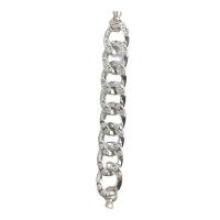 Acrylic Cell Phone Chain plated DIY & with rhinestone Sold Per Approx 5.51 Inch Strand